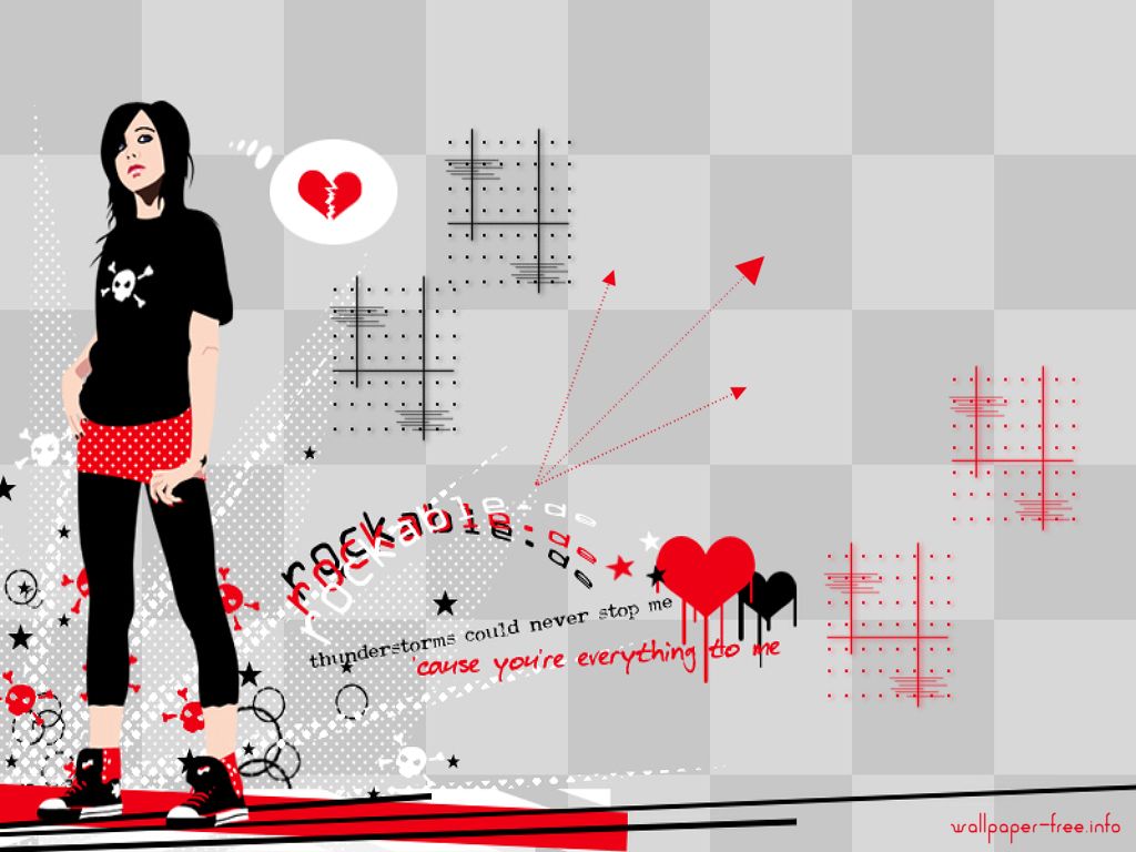 Emo Backgrounds For Girls